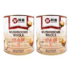 화풍 양송이버섯홀, 2개, 2.8kg