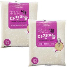 아침과저녁 다진 마늘 A급 1kg, 1개, 2kg