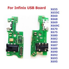 Infinix X655 X660 X669 X680 X682 X683 X687 X689 X690 X692 X693 X695 USB 충전 도크 포트 충전기 보드, 06 X660