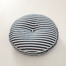해피유통 원형 두꺼운 린넨 방석 사계절 편안한 쿠션 내구성 높음 통기성 좋음, 직경 50cm [탈부착 가능 및 세탁 가능], 10