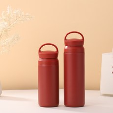 手提不鏽鋼保溫杯 350ML/500ML 隨行杯 保溫保冷 濾網杯蓋, 1個