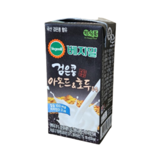 (안전박스포장) 베지밀 검은콩 아몬드& 호두 두유팩, 190ml, 40개