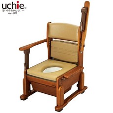 uchie 輕巧便盆椅 上掀式把手款