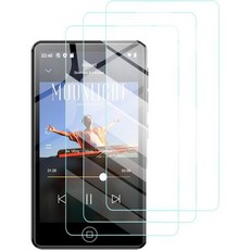 AGXOV M302 4.02인치 터치스크린 MP3 플레이어용 스크린 보호 필름 고화질 스크래치 방지 HD 클리어 안티 블루라이트 기포 없음 간편 설치 키트 포함 3개입, AGXOV M302 4.02인치 터치스크린 MP3 플레