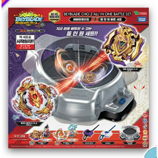 영실업 베이블레이드 버스트 초제트 올인원 배틀팽이 세트 BA-03, 혼합 색상, 1개