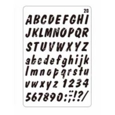 ST-B50-0020 型染版(Stencil) - 蝶古巴特DIY簍空模板，塗鴉繪畫模版，輕鬆打造獨特藝術作品, 1個, B50-0020