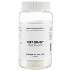 프레비타 히말라야 100% 배스 바스솔트 (천연 소금입욕제 배쓰솔트), 배스솔트_페퍼민트, 2개, 1.2kg