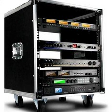 음향 하드케이스 음향기기 앰프 케이스 랙 이동식, 1개, 16U 강화 캐비닛 + 팔레트 5개