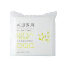 妍淨 乾濕兩用巾, 1個, 平面織紋厚款/100抽