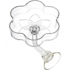 수족관 새우/작은 물고기 먹이 접시 아크릴 재질 미니 사이즈매그놀리아 모양, Magnolia Shaped