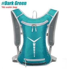 1PCS 경량 수화 배낭 - 헬멧 메쉬 반사 줄무늬 및 조절 가능한 스트랩이 있는 방수 러닝 하이킹