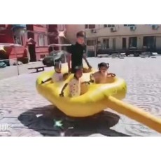 에어바운스 에어놀이기구 에어시소 미끄럼틀 시소 시소놀이 놀이터 유치원 어린이집 키즈카페, 46. 작은탱크(밝은노랑), 1개