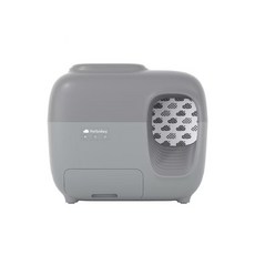 PetSnowy SNOW 智慧貓砂盆除臭款，自動清潔，安全靜音，APP遠程監控, 1個, 水泥灰