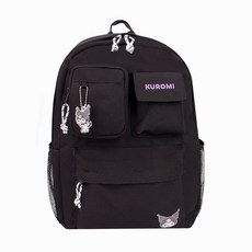 WINGHOUSE Sanrio Kuromi每日背包, 黑色