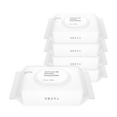 생활공작소 물걸레 청소포 대형, 5개