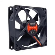 PC팬쿨러 에버쿨 케이스 팬쿨러 PWM 4핀 2볼 92mm EC9225LL12BP 79000EA 1EA, 본상품