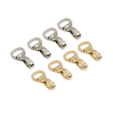 도나토르 15.5mm Y형 가방 연결 고리 부자재, 4개, 실버 4개, 실버