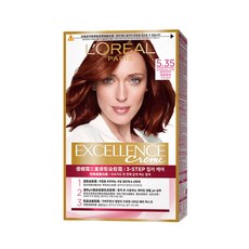 로레알파리 엑셀랑스 크림 염색약, 5.35 자연밤색, 1개