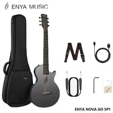 보관함 케이스 Enya NOVA GO SP1 일렉트릭 기타 스마트 탄소 섬유 어쿠스틱 35인치 픽업 케이스 여행용 Gui, 01 SP1 Black