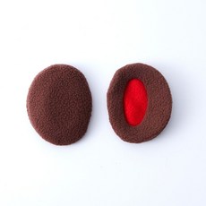 隔音耳套 睡覺專用搖粒絨單耳 保暖 耳罩 無髮箍耳捂 男女搖粒絨耳罩 秋冬季耳套 防凍護耳神器 無間耳套 分體獨立耳罩, 深棕色【保暖-防噪音】, 1個