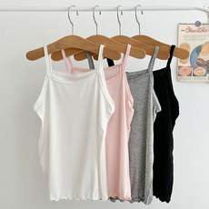 에끌 여아 아기 런닝 남아 유아 나시 4개 세트