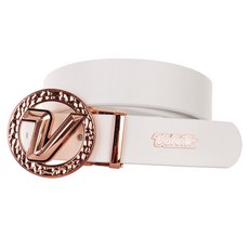 藍鯨高爾夫 Volvik GOLF 女士高爾夫球皮帶 #VBABBT 18(白色)/17(黑色)/19(粉紅), 白色, 1個