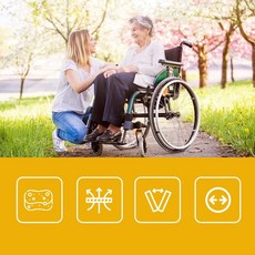 HWA 쿨링 휠체어 메쉬 통풍 방석art3+9AoS