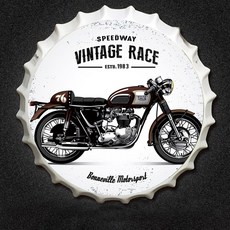 바이크 액자 벽장식 걸이 술집 매장 클래식 유니크 고딕