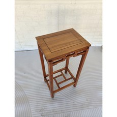 花架 展示架 置物架 實木花架花幾中式明清仿古家具陽台室內家用簡約盆景擺放架, 30*30高50花梨色