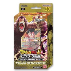 해외 반다이 BANDAI | 드래곤볼 슈퍼 CG 젠카이 시리즈 스타터 덱 SD20 - 옐로우 변신 카드 게임 만 6세 이상 1인용 미국매장정품+ 1894197