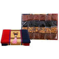 장바우치악산 황골엿 4색엿(근친엿-혼례용) 4.5kg 국산 100%(갱엿+땅콩깨엿+생강엿+흑미엿) 100년 전통 대한민국 식품명인 제70호 김명자, 1개