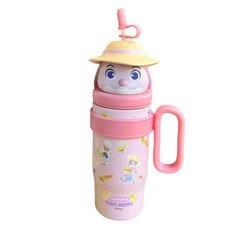 StarR 주토피아 캐릭터 빨대 텀블러, 1개, 800ml, 주디