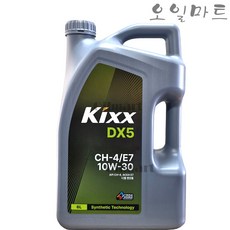 킥스 DA 상용 디젤 엔진오일 10W30 6L, 1개