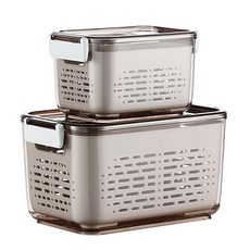 HBCI 냉장고 정리용기 다용도 밀폐용기 세트 1.5L+4.2L, 1개, 1