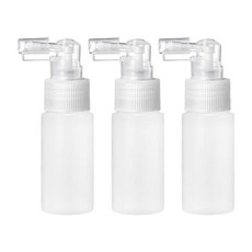 닥터보틀 화장품공병 24파이 기역자 스프레이, 3개, 24파이 기역자 스프레이(투명)/ PE30ml(반투명)