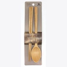 대나무 재질 위생적인 수저세트 ord+064lK