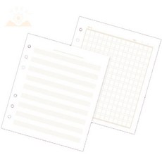 [더해상점] A6 클래식 리필용 파일내지, 01 원고지
