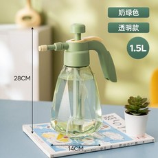 氣壓噴霧瓶 1.5升-奶綠色, 1個