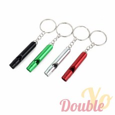 요비월드 휴대용 호루라기 소 안전키링 호신호루라기 등산용호루라기