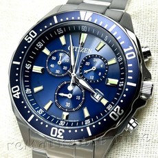 CITIZEN SOLAR流行光動能三眼計時男錶，太陽能驅動，簡約時尚，VO10-6772F