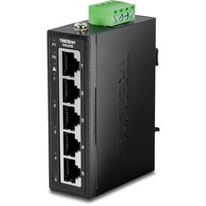 산업용 8포트 고속 DIN 레일 이더넷 미니 네트워크 스위치, 5 Port, Fast Ethernet