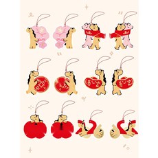 2026년 갑오년 맞이 새해 장식 문걸이 인테리어 소품, 4. 700g 양면 방수 금박