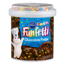 필스버리 펀페티 초콜릿 퍼지 프로스팅 Pillsbury Funfetti Confetti Chocolate Fudge Frosting, 442g, 1개