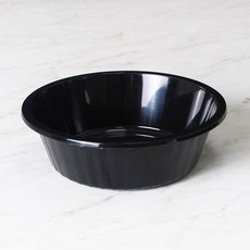 중화용기 사출 BW 2166 중 검정 100개 일회용 210파이 중국집 배달 포장, 1박스