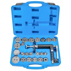 공압식 브레이크 패드 17피스 세트 공구 교환 분해 에어 본품, B. 17종 세트