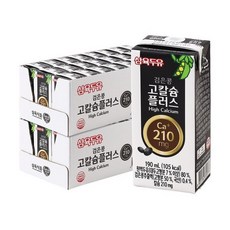 삼육 검은콩 고칼슘플러스 190ml 24개입 2개, 48개