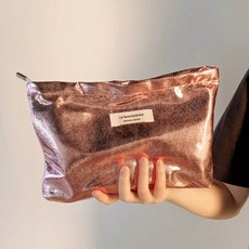 Equator 휴대용 글리터 화장품 파우치