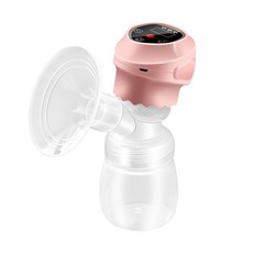 一體式電動擠奶器大吸力產後催乳全自動集乳器靜音硅膠電動吸奶器, 1個, 粉色:1個