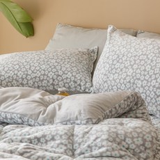 바숨 국내산 잔꽃 5mm 겨울 극세사 차렵이불