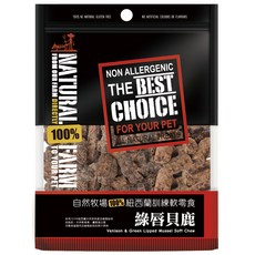 NATURAL FARM 紐西蘭鹿肉綠唇貽貝軟嚼零食, 1個